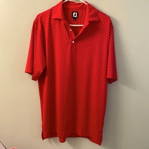 FJ red polo shirt
